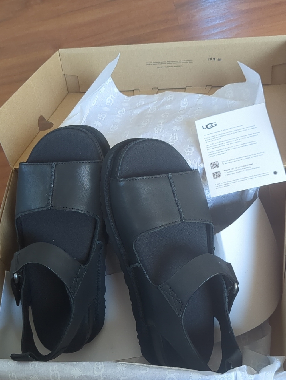 New Ugg Goldenstar Hi Sandals Size 8